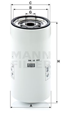 Фильтр топливный MITSUBISHI WK 10 022 MANN FILTER