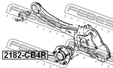 Ступица 2182-CB4R 2182-CB4R FEBEST