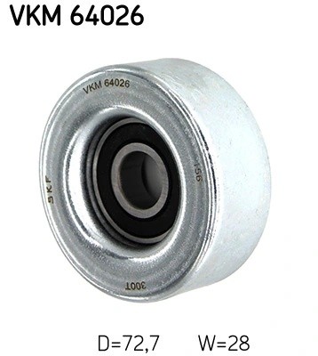 Ролик приводного ремня MAZDA 3 (03-) (1.6/2.0) обводной SKF VKM64026 SKF
