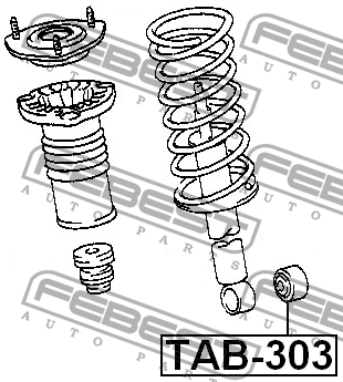 нижн.втулка перед.аморт. TAB-303 FEBEST
