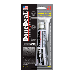 Герметик прокладка серый термостойкий 42.5г OEM DONE DEAL DD6737 DONE DEAL