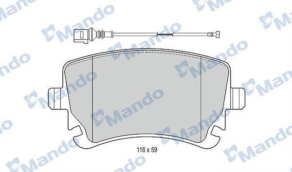 VW TRANSPORTER V/MULTIVAN С ДАТЧИКОМ MBF015207 MANDO