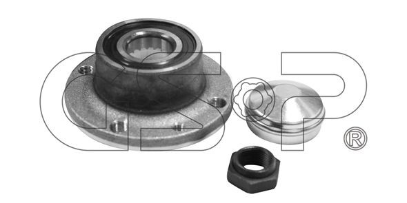 Ступица с подшипником ALFA ROMEO 145/146/155/FIAT BRAVA/BRAVO/MAREA/TIPO 93-зад. 9230044K GS P
