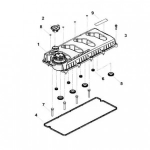 Крышка маслозалив горловины 3302 дв.Cummins 2.8 (Haffen) 0378 HAFFEN