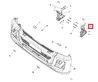 Кронштейн бампера SHACMAN SHAANXI X5000 левый DZ97189623021 SHACMAN SHAANXI