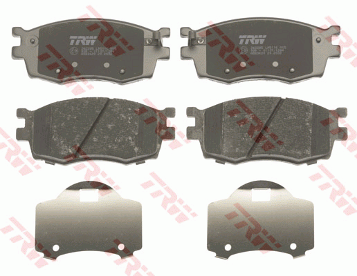 Колодки тормозные HYUNDAI Accent KIA Rio (05-) передние (4шт.) TRW GDB3420 TRW