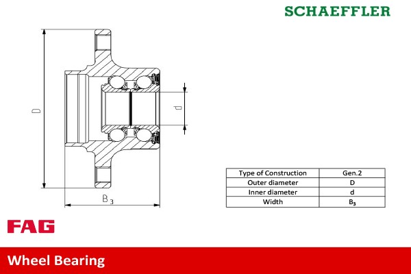 VW POLO 94-01 713 6104 90 FAG