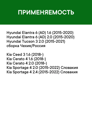 Фильтр воздушный салона HYUNDAI Elantra (15-) угольный RAF FILTER RSTC009HYXY RAF FILTER