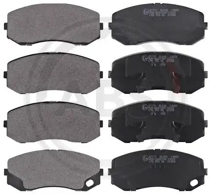 Комплект тормозных колодок, дисковый тормоз 37772 37772 ABS