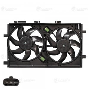 Э/вентилятор охл. для а/м Opel Insignia 08- 2.0T/2.0D 2 вент. с кожухом LFK2104 LFK 2104 LUZAR