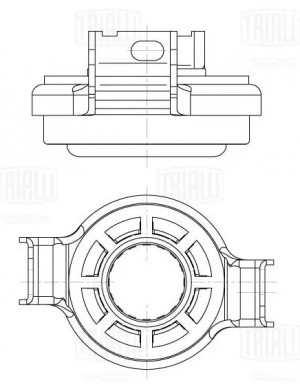 Муфта выкл. сцеп. Ford Escort III (80-)/IV (95-) 1.3i (мех.) (CT 1014) CT 1014 TRIALLI