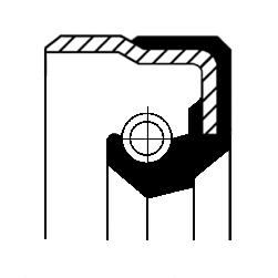 Сальник ступицы передней 100x130x12мм; MAN/MB/RVI FPM 01020679B CORTECO