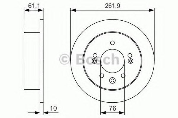 ELANTRA 2006> 0986479R09 BOSCH