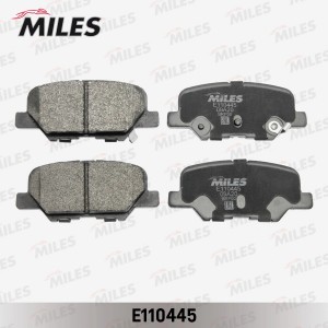 Колодки тормозные задние (Смесь Semi-Metallic) MAZDA 6 12-/MITSUBISHI OUTLANDER  E110445 MILES