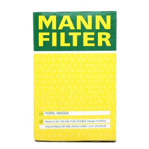 Фильтр масляный FORD Focus,Fiesta,Transit D76ммхH123ммx1bar MANN W719/27 MANN FILTER