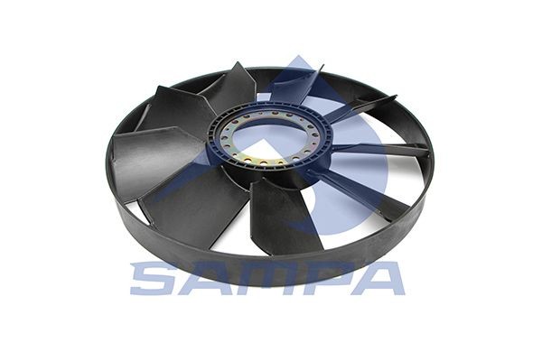 Крыльчатка гидромуфты 9 лопастей,750мм, TGA, D2866/2876/2840 ø750 mm / 9 021356 SAMPA