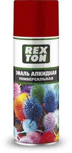 Краска красная аэрозоль 520мл REXTON RT10040 REXTON