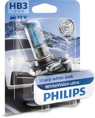 Лампа 12V HB3 60W P20d блистер (1шт.) White Vision Ultra PHILIPS 9005WVUB1 PHILIPS