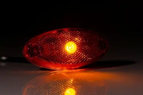 фонарь габаритный! LED овальный желтый 102x45 12-36V с кабелем 50cm \ Kogel FT061ZLED FRISTOM