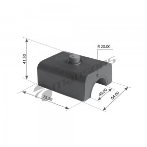 Втулка стабилизатора DAF заднего MANSONS 200054 MANSONS