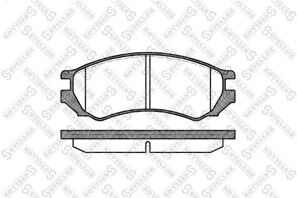 344 00=FO461881=D1162-01 !колодки дисковые п.\ Nissan Primera 1.6i 16V/2.0D 90-9 355-000-SX STELLOX