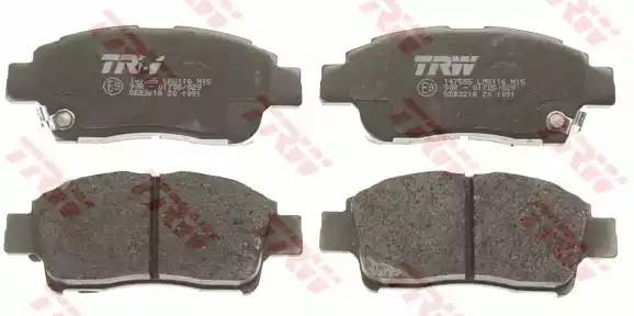 GDB3218 712 02=D2174M-01=723 002-SX !колодки дисковые п.\ Toyota Yaris 1.0/1.3/1 GDB3218 TRW