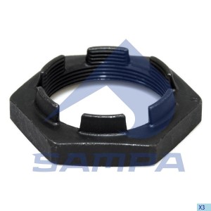 Гайка VOLVO FH12(G3),FM9(G1),FM12(G2) ступицы (M60х2мм) SAMPA 080325 SAMPA