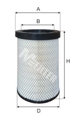 фильтр воздушный ! вставка H331 D185.7 d133 \ CATERPILLAR A865-1 MFILTER AUTOMOTIVE FILTERS