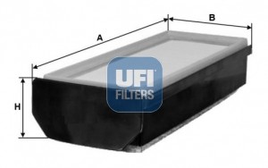 Фильтр воздушный BMW 3 F30, 5 F10, 7 F01, X3 F25, X4 F26, X5 E70/F15 3.0D-5.0D 3 30.655.00 UFI