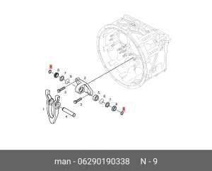 CIRCLIP 25X1,20-MAN183-B1 06290190338 MAN