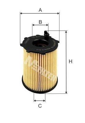 фильтр масляный!\ Citroen C3, Peugeot 206 1.4HDi 02> TE617 MFILTER AUTOMOTIVE FILTERS