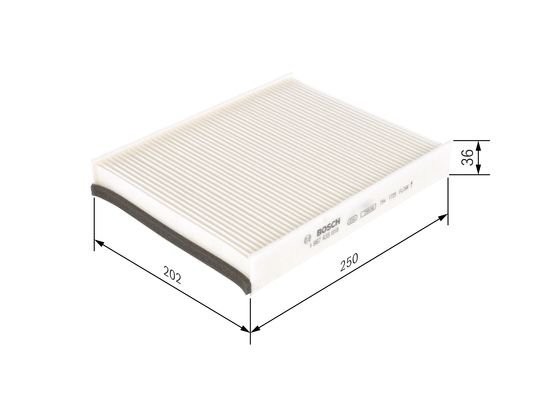 Фильтр воздушный салона FORD Focus BOSCH 1987435018 BOSCH