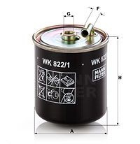 фильтр топливный!\MB W203/W163/W463 2.0CDi-2.7CDi 00> WK8221 MANN FILTER