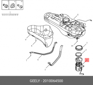 Насос топливный GEELY 2010064500 GEELY