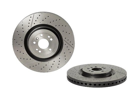 09.B805.11 диск тормозной передний! перфорация \ MB W166/C292 11-19 09.B805.11 BREMBO