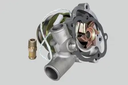 Насос водяной ГАЗ дв.ЗМЗ-40524 ЕВРО-3 с электромуфтой (диметр трубки 41 мм)  АВТ 4063-1307007-10 AVTOMAGNAT