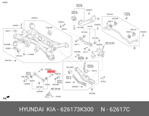 Болт HYUNDAI KIA OE 626173K300 HYUNDAI KIA