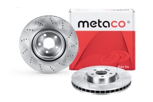 Диск тормозной передний вентилируемый 3050480 METACO