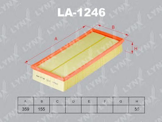 Фильтр воздушный LA-1246 LYNXAUTO