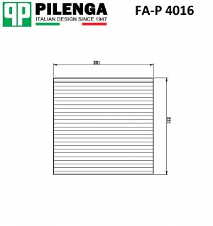 Фильтр салонный NISSAN  Almera FA-P4016 FAP4016 PILENGA