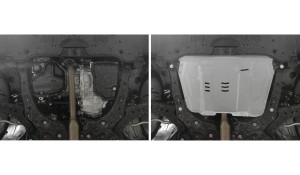 защита картера+КПП! алюминий 3мм\ Lexus ES 2.5/3.5 12-18, Lexus ES VII 2.0/2.5/3 333.9519.1 RIVAL