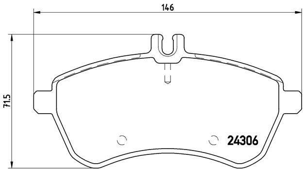 Колодки тормозные P50067 P50067 BREMBO