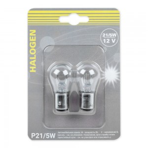 Лампа 12V P21/5W BAY15d блистер (2шт.) GANZ GIP06068 GANZ