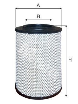 фильтр воздушный! H371 D214 d122\ DAF F45 A589 MFILTER AUTOMOTIVE FILTERS