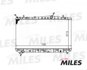 Радиатор (механическая сборка) CHEVROLET LACETTI 1.4-1.8 M/T 04-) (NISSENS 61633 ACRM005 MILES