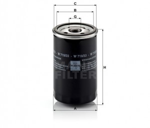 ROVER 75/MG 99> W 719-33 MANN FILTER