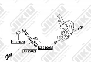 MAZDA DEMIO DW (1998-2000) BH25020 JIKIU