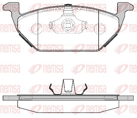 633 00 571929B=FDB1094 !колодки дисковые п.\ Audi A3 1.6-1.9TD 96-03, Skoda Octa 063300 REMSA