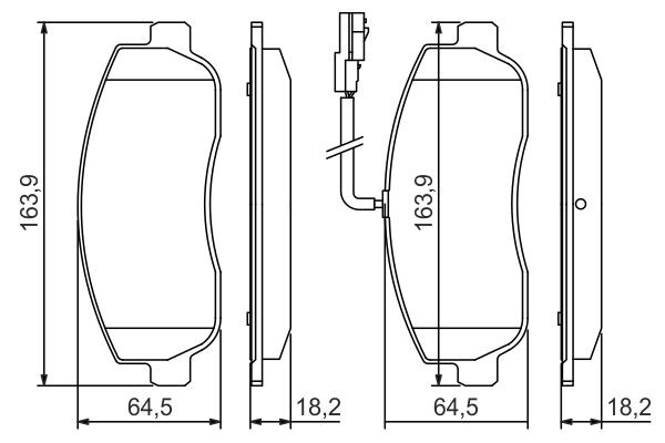 Колодки тормозные RENAULT Master 2 передние (4шт.) BOSCH 0 986 494 498 BOSCH