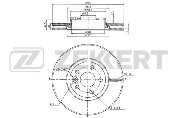 ДЕТАЛЬ BS-5125 ZEKKERT